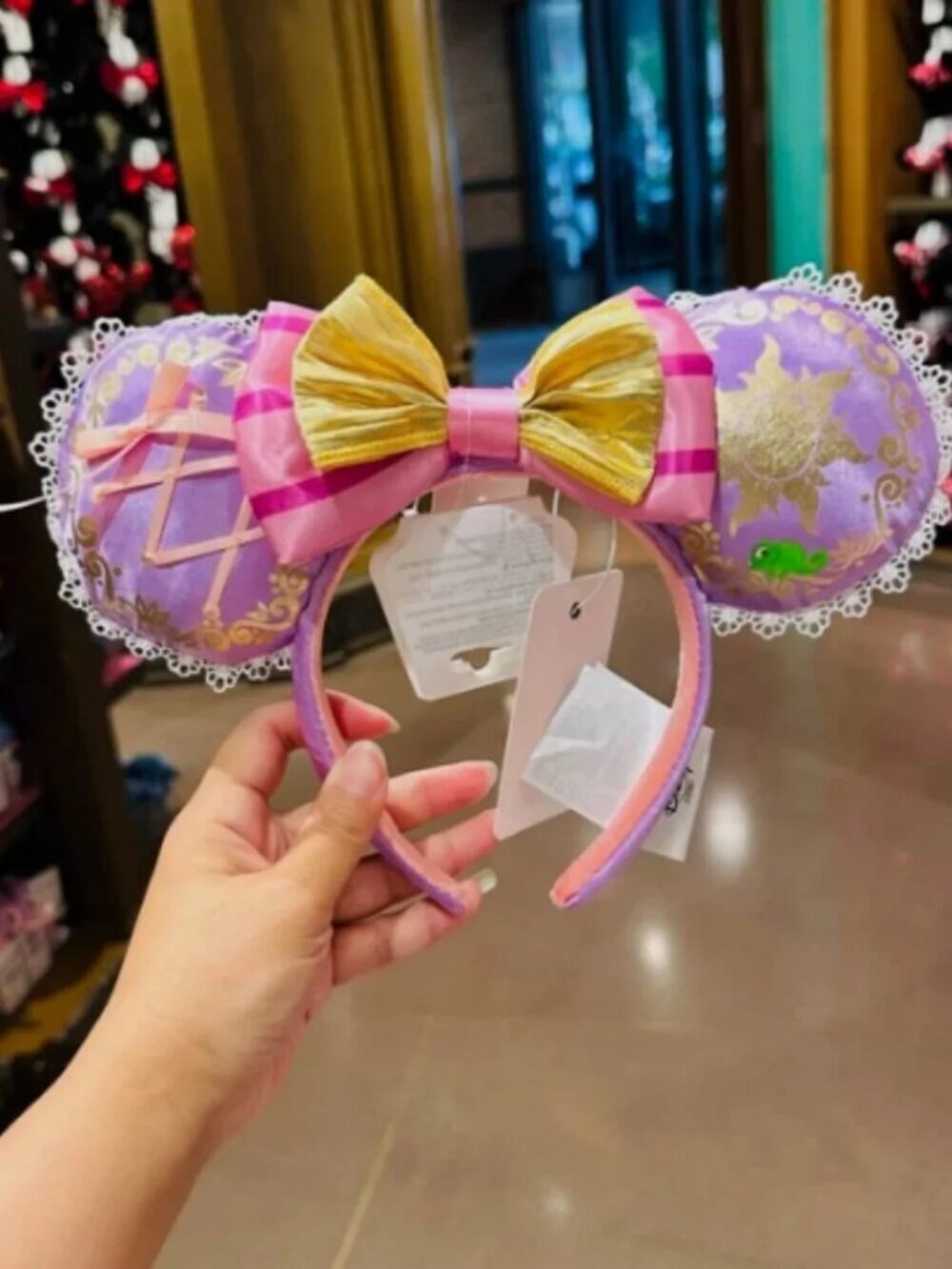 Disney Parks Princess Tangled Rapunzel Pascal Mickey Mouse Minnie Ears